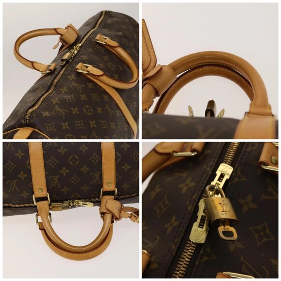 LOUIS VUITTON Monogram Keepall 50 Boston Bag M41426 LV Auth 139165 - Picture 16 of 16
